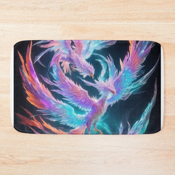 Item preview, Unleashing the Magic: A Stunning Crystal Phoenix in High-Resolution Splendor designed and sold by RedArtG09.