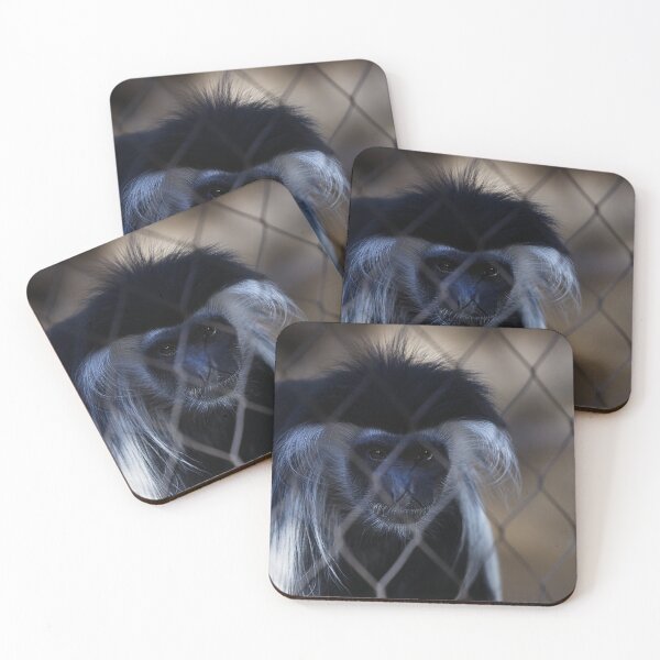 Item preview, The Angola Colobus Behind Prison Bars designed and sold by NatureSouvenirs.