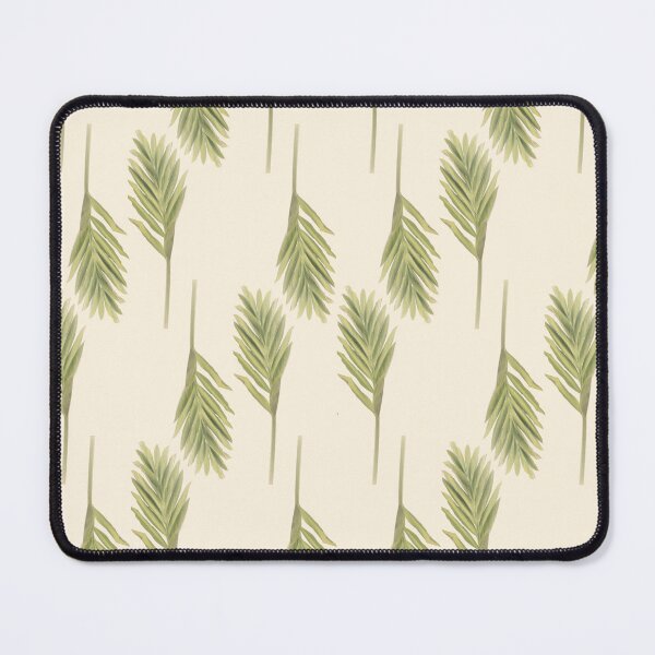 Item preview, Green leaf pattern on neutral background designed and sold by by-jwp.