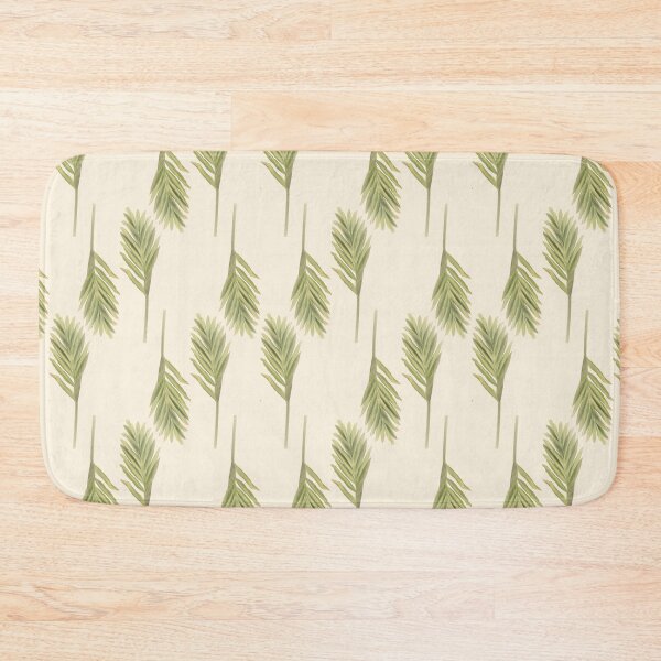Item preview, Green leaf pattern on neutral background designed and sold by by-jwp.