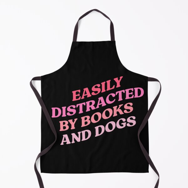 Item preview, Easily distracted by books and dogs designed and sold by Portoricat.