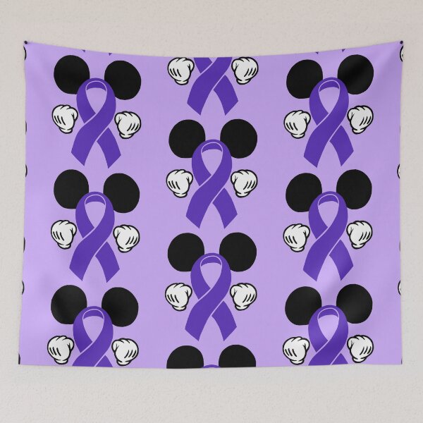 Item preview, Mouse Ears Awareness ribbon (Purple) designed and sold by CaitlynConnor.