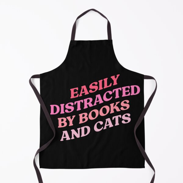 Item preview, Easily distracted by books and cats designed and sold by Portoricat.