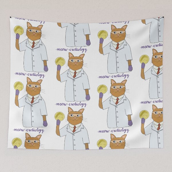 Item preview, MEOWcrobiology Classic designed and sold by mackenzie-lean.