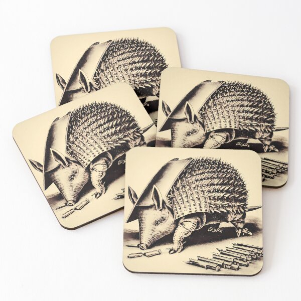 Item preview, Armadillo With Spiky Nail Armor Classic designed and sold by Berserkergang.