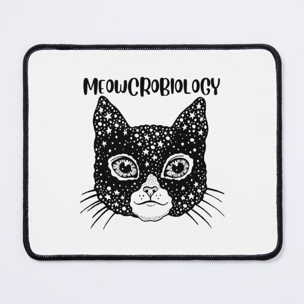 Item preview, Meowcrobiology Cosmic Cat designed and sold by mackenzie-lean.