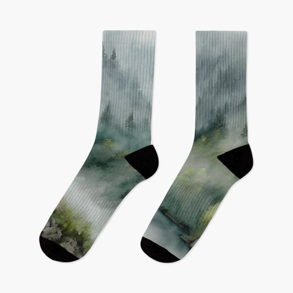 Item preview, Foggy Mountain Landscape 21 - Pintura china designed and sold by joejiing.