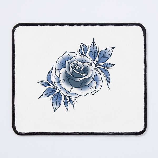 Item preview, Blue Rose Tattoo Design designed and sold by green66designs.