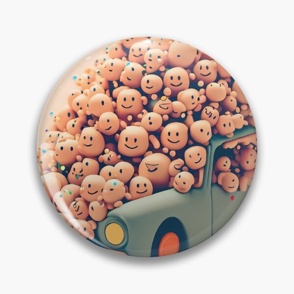 Item preview, Cute Happy Blob Clown Car Overflowing  designed and sold by Berserkergang.