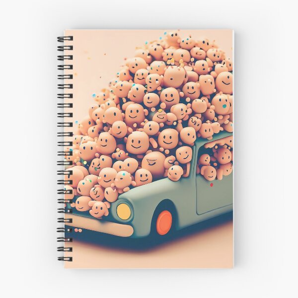 Item preview, Cute Happy Blob Clown Car Overflowing  designed and sold by Berserkergang.