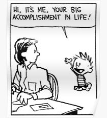 Calvin and Hobbes Comic Strip Poster
