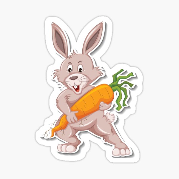 ASCII Bunny Adorable Cute Emoji Rabbit Text Art Sticker for Sale by  reyners
