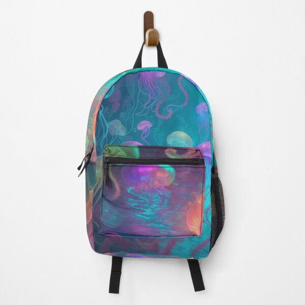 Item preview, Glowy Rainbow Jellyfishes: An Exquisite Underwater Masterpiece designed and sold by RedArtG09.