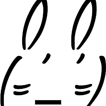 Ascii Bunny Rabbit Face | Sticker