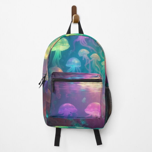 Item preview, Enchanting Underwater World: Vibrant Jellyfishes in Rainbow Colors designed and sold by RedArtG09.
