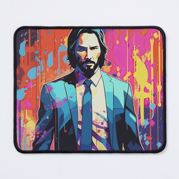 Item preview, John Wick Abstract Movie Poster Poster designed and sold by justredbubble1.