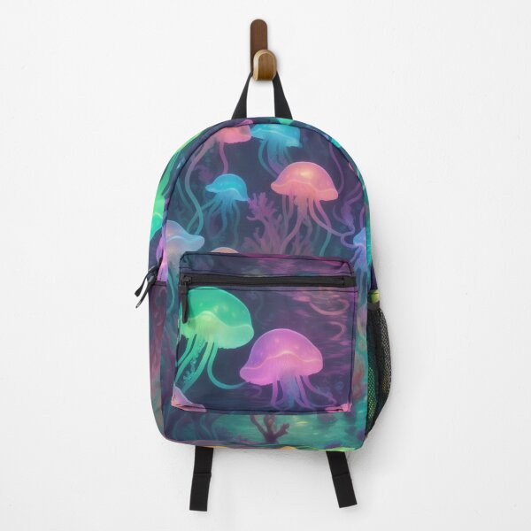 Item preview, Captivating Glow: Realistic Jellyfishes Illuminated in Rainbow Hues designed and sold by RedArtG09.