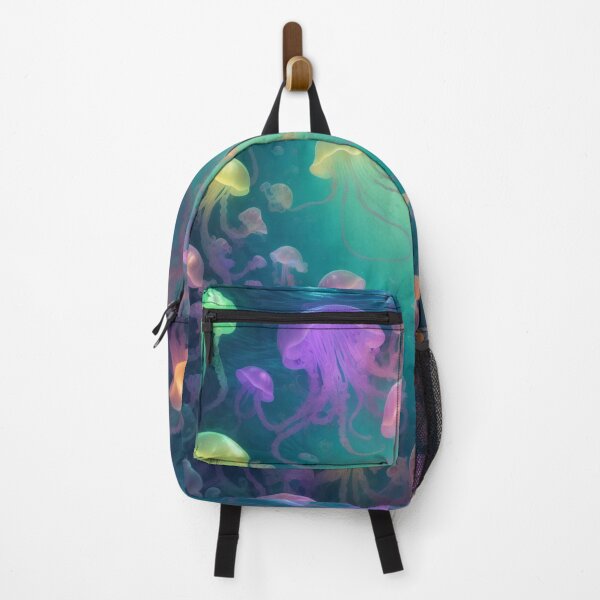 Item preview, Intricate Underwater Delight: A Stunning Display of Rainbow Jellyfishes designed and sold by RedArtG09.