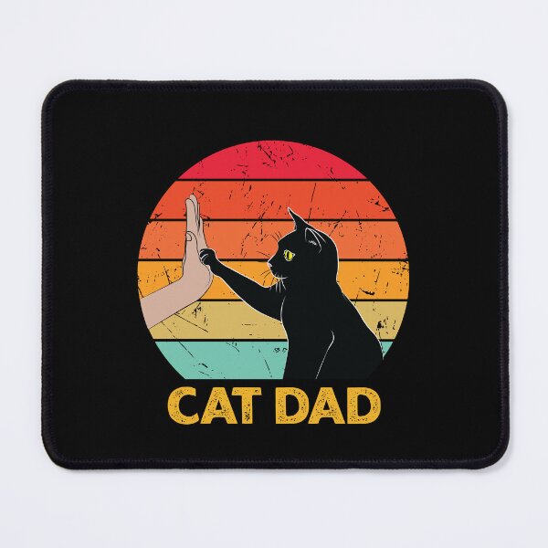 Item preview, Cat Dad High Five - Cat Lover - Black Cat - Life is Good a Cat Makes it Better designed and sold by PolyPixel.