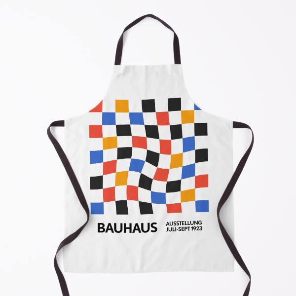 Item preview, Bauhaus Warped Checkerboard Red Orange Blue Black designed and sold by ahumbleconcept.