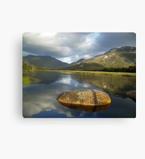 classic photo of Tidal river Canvas Print