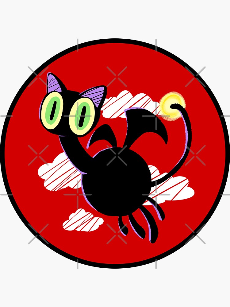 "Devilman Crybaby Cat Demon" Sticker for Sale by astrayeah | Redbubble