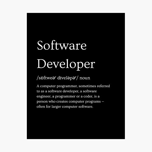 Artikel-Vorschau von Softwareentwickler, designt und verkauft von AdorableStudio.