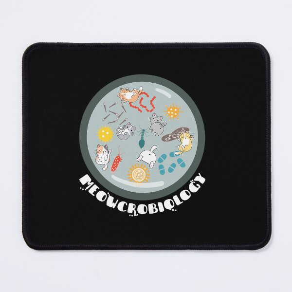 Item preview, Meowcrobiology - Microbiology Cat designed and sold by winslow-elanes.