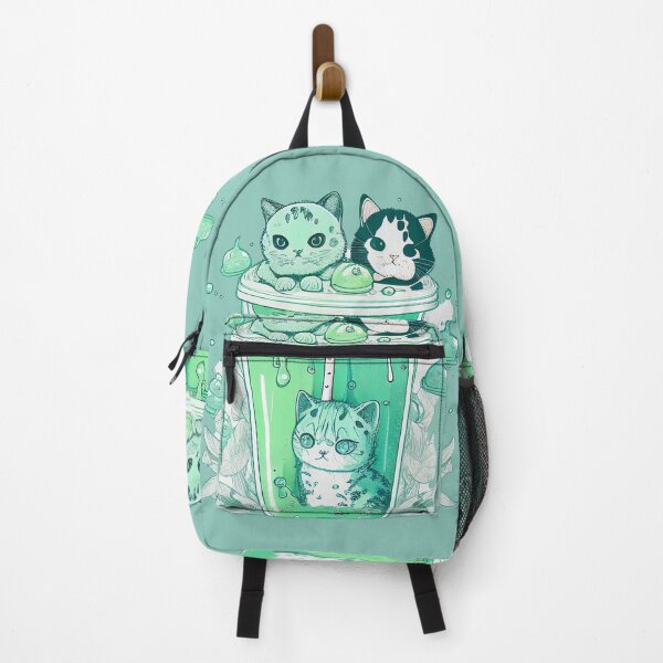 Item preview, Frappuccino Neko - Mint Cool Whip designed and sold by SnarkyDoodles.