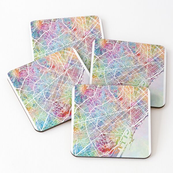 Item preview, Barcelona Spain City Map designed and sold by ArtPrints.