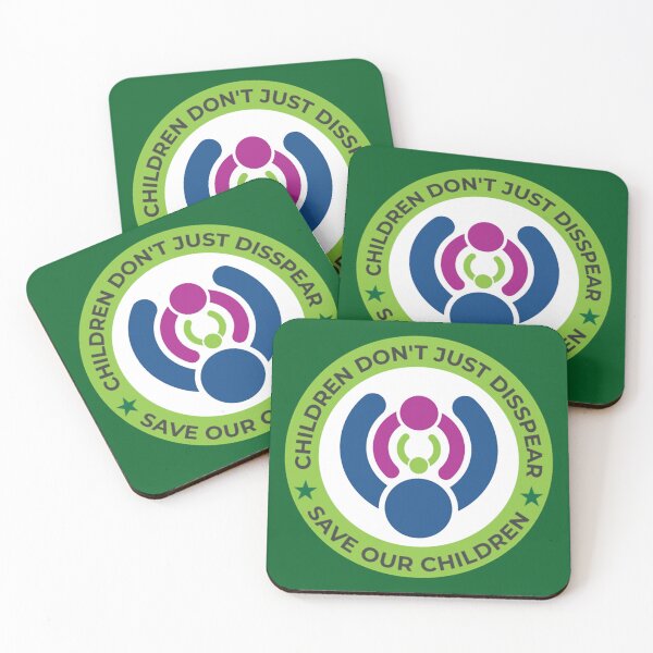 Item preview, CHILDREN DON_T JUST DISSPEAR. SAVE OUR CHILDREN (Green) EYECHO designed and sold by nuocchaysiet.