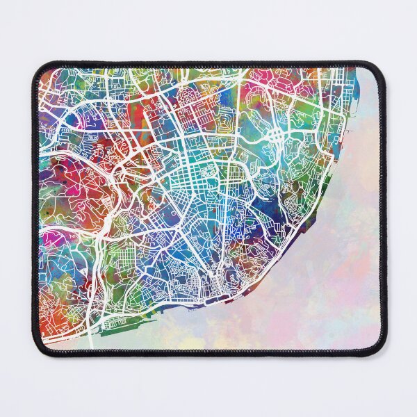 Item preview, Lisbon Portugal City Map designed and sold by ArtPrints.