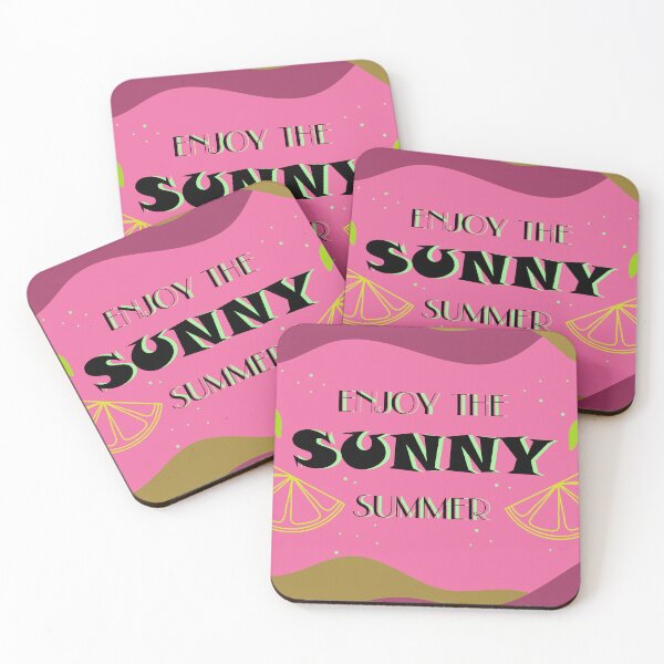 Item preview, card with lemon, enjoy the sunny summer, hello summer lettering theme designed and sold by SabinArt.