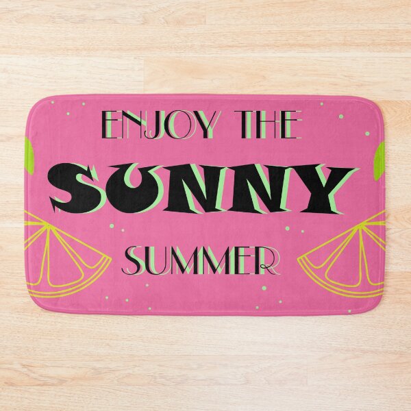 Item preview, card with lemon, enjoy the sunny summer, hello summer lettering theme designed and sold by SabinArt.