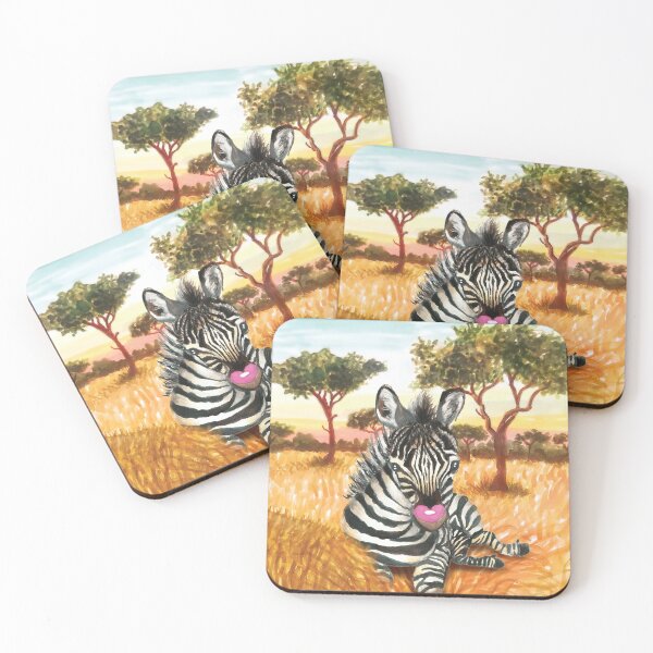 Item preview, Zebra painting - Safari Nursery designed and sold by HajnalkArt.