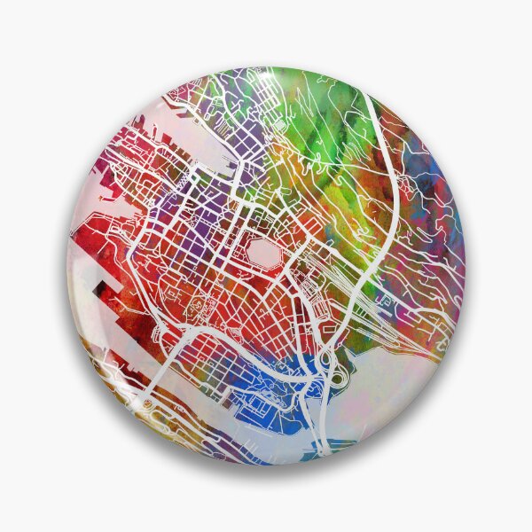 Item preview, Bergen Norway City Map designed and sold by ArtPrints.