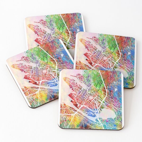 Item preview, Bergen Norway City Map designed and sold by ArtPrints.