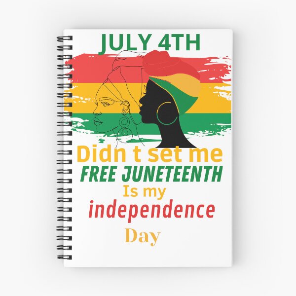 Item preview, 4th of July Didn't Free Me Juneteenth Is My Independence Day Cool black woman breathing Sticker designed and sold by storeART28.