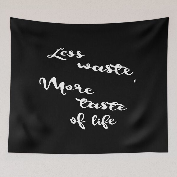 Item preview, Less waste, more taste of life - letters designed and sold by ciaobebo.
