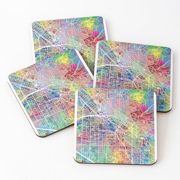 Item preview, Boise Idaho City Street Map designed and sold by ArtPrints.