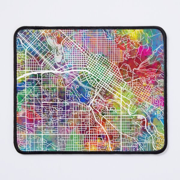 Item preview, Boise Idaho City Street Map designed and sold by ArtPrints.