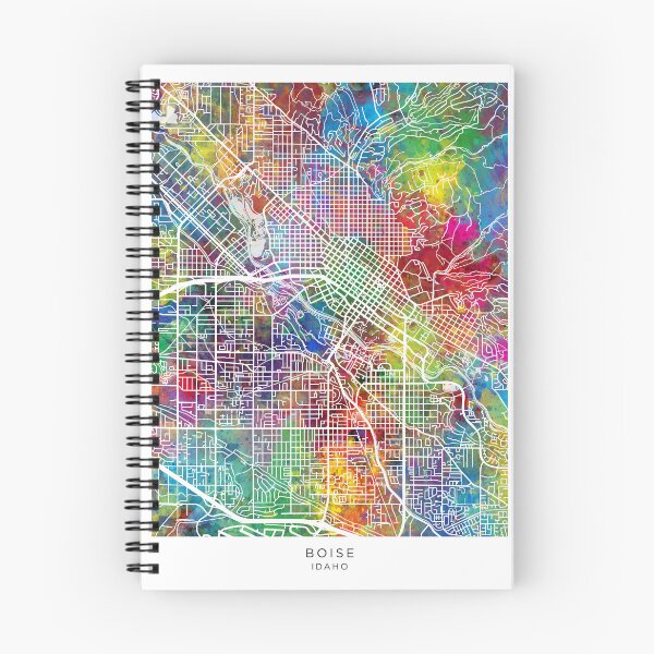 Item preview, Boise Idaho City Street Map designed and sold by ArtPrints.