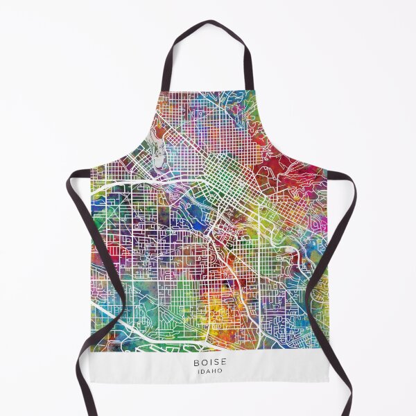 Item preview, Boise Idaho City Street Map designed and sold by ArtPrints.