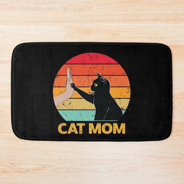 Item preview, Cat Mom High Five - Cat Lover - Black Cat - Life is Good a Cat Makes it Better designed and sold by PolyPixel.