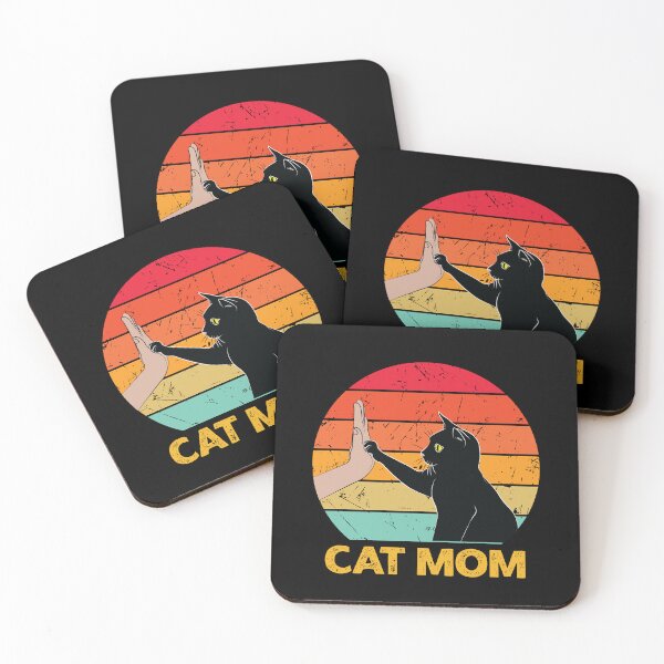 Item preview, Cat Mom High Five - Cat Lover - Black Cat - Life is Good a Cat Makes it Better designed and sold by PolyPixel.