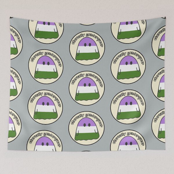 Item preview, Eternally genderqueer LGBTQ+ Ghost designed and sold by Sketchy-Violet.