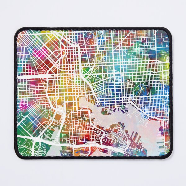 Item preview, Baltimore Maryland City Street Map designed and sold by ArtPrints.