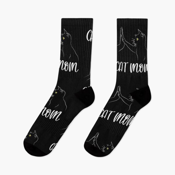 Item preview, Cat Mom High Five - Cat Lover - Black Cat - Life is Good a Cat Makes it Better designed and sold by PolyPixel.
