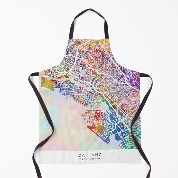 Item preview, Oakland California City Street Map designed and sold by ArtPrints.