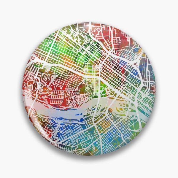 Item preview, Richmond Virginia City Street Map designed and sold by ArtPrints.